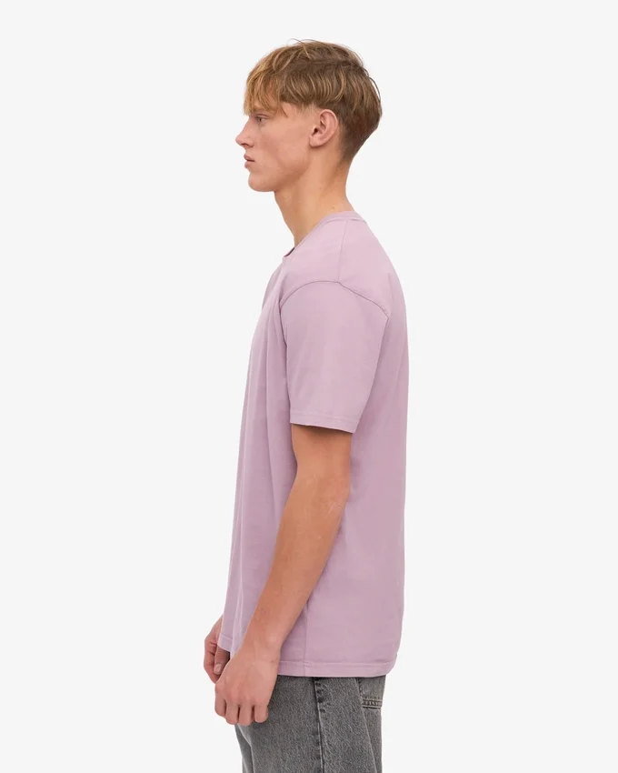Classic Organic Tee – pärlemorlila