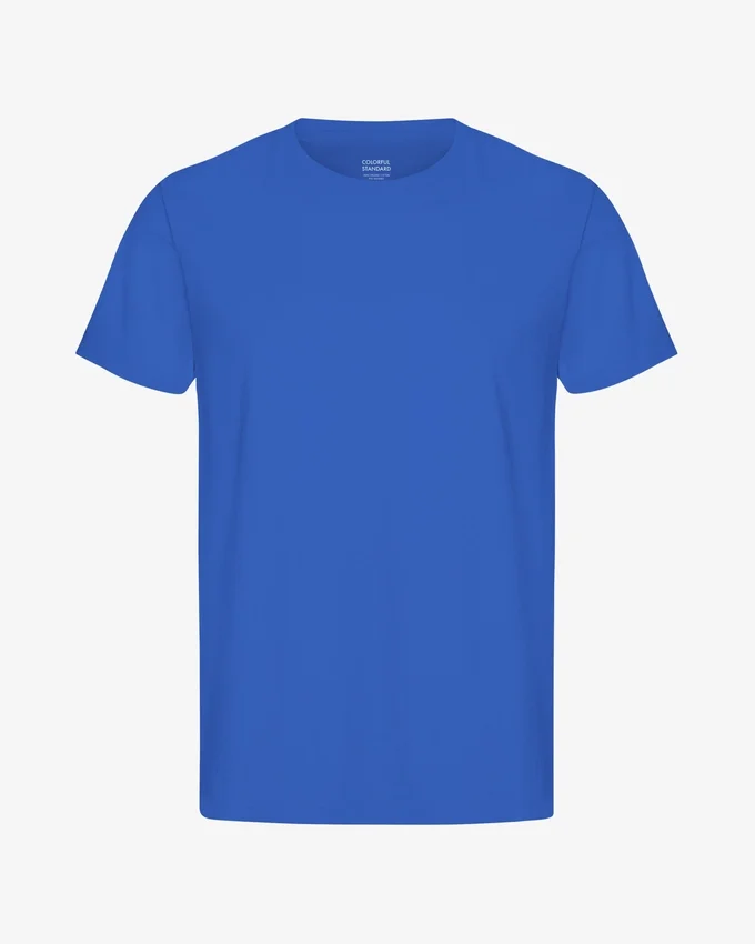 Classic Organic Tee – safirblå