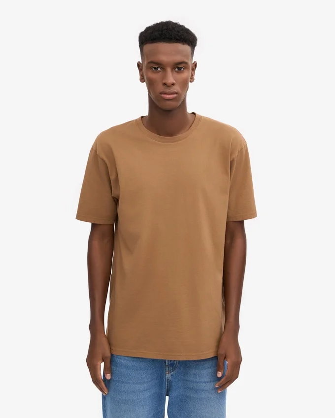 Classic Organic Tee – Sahara-kamel