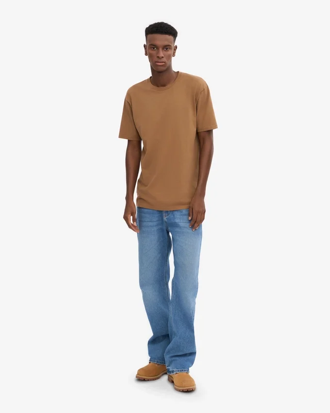 Classic Organic Tee – Sahara-kamel