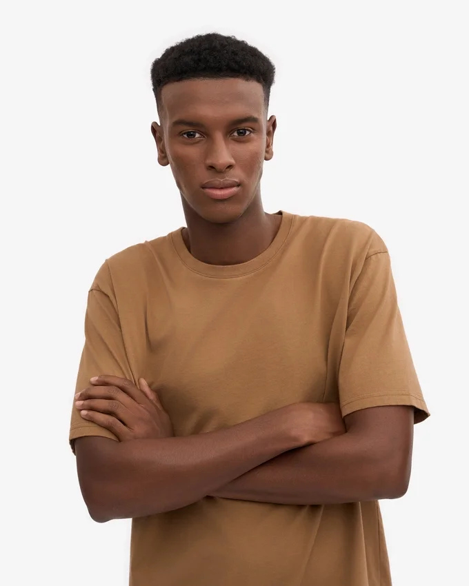 Classic Organic Tee – Sahara-kamel