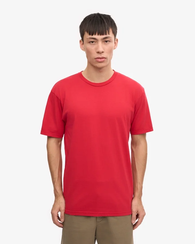 Classic Organic Tee – Scarlet Red