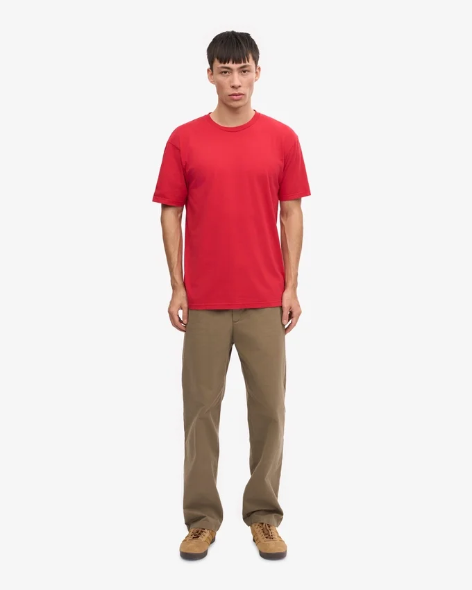 Classic Organic Tee – Scarlet Red