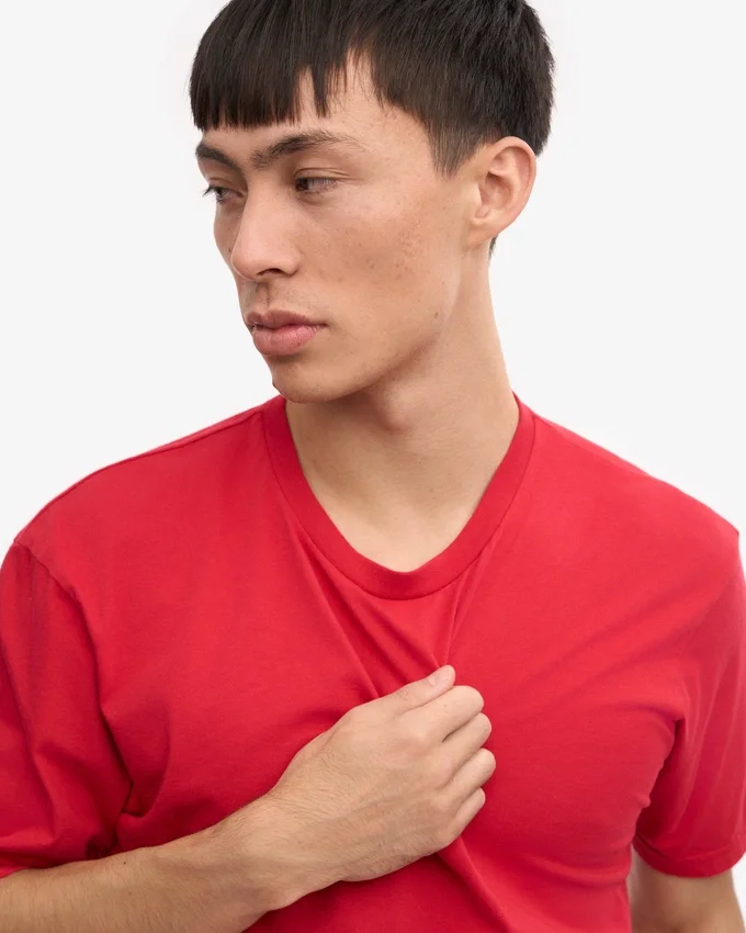 Classic Organic Tee – Scarlet Red