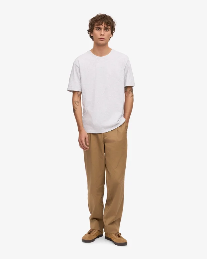 Classic Organic Tee – Snow Melange
