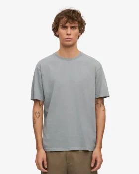 Classic Organic Tee – stålblå