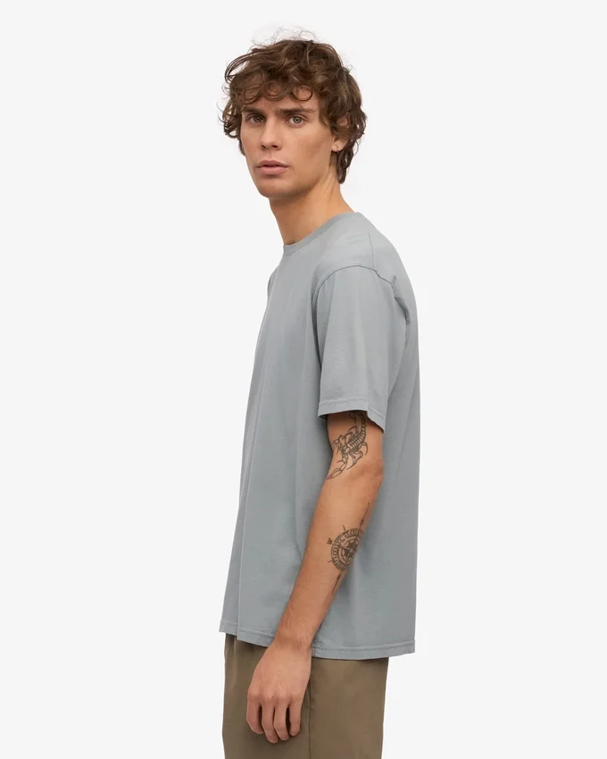 Classic Organic Tee – stålblå