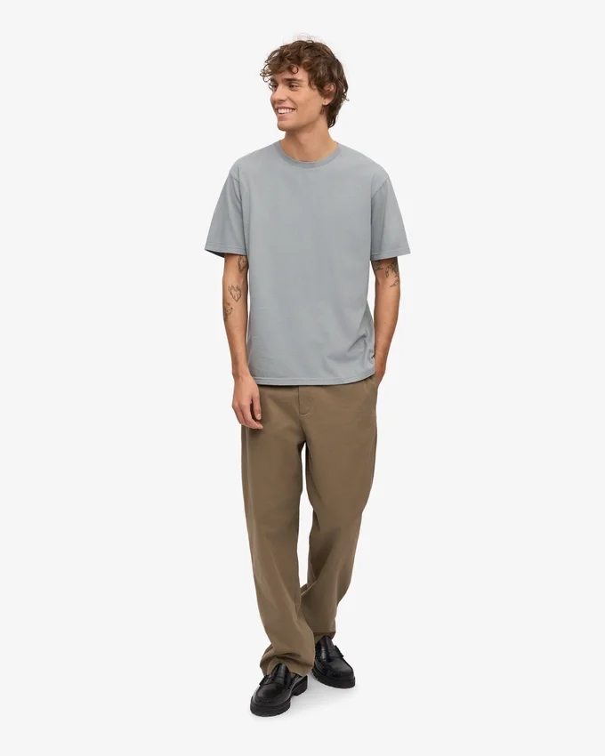 Classic Organic Tee – stålblå