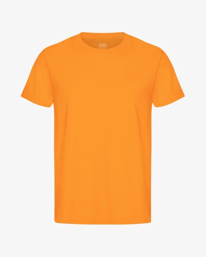 Classic Organic Tee – Sunny Orange