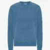 Classic Organic tröja med rund hals – blekt indigo