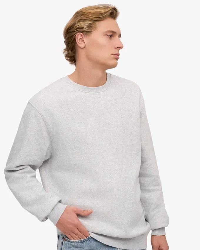Classic Organic tröja – snömelange
