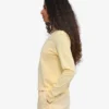 Dams ekologiska T-shirt med lång ärm – Soft Yellow
