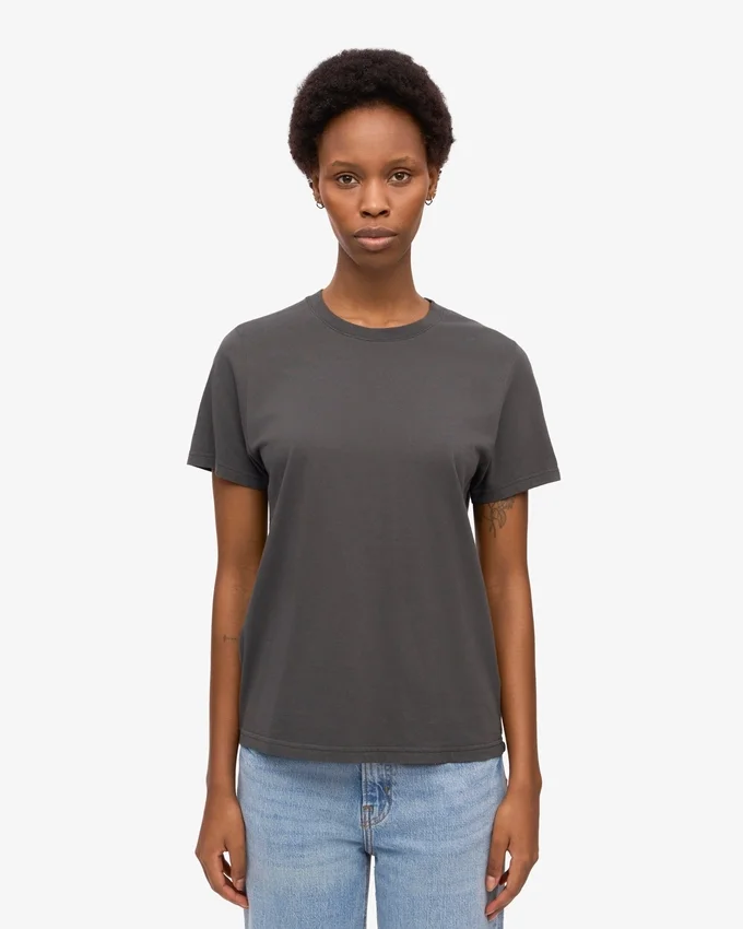 Dams Light Organic Tee – lavagrå