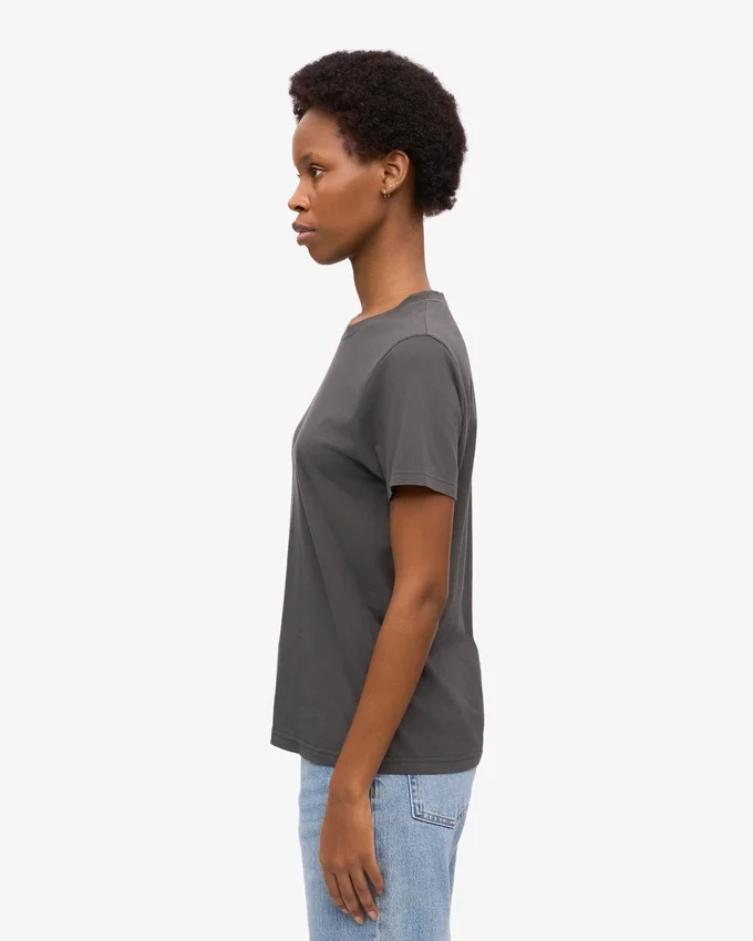 Dams Light Organic Tee – lavagrå