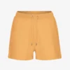 Damshorts i ekologisk tröjtyg – Sandstenorange