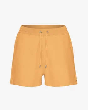 Damshorts i ekologisk tröjtyg – Sandstenorange