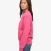 Damtröja Classic Organic Crew – Bubblegumrosa