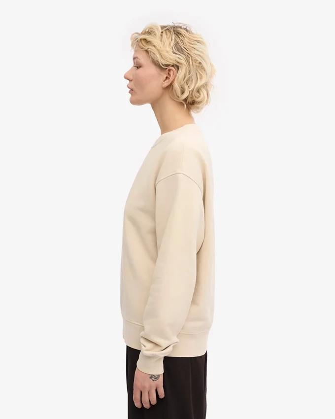 Damtröja Classic Organic Crew – elfenbensvit