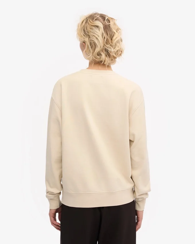 Damtröja Classic Organic Crew – elfenbensvit