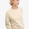 Damtröja Classic Organic Crew – elfenbensvit