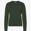 Damtröja Classic Organic Crew – jaktgrön