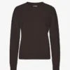 Damtröja Classic Organic Crew – kaffebrun