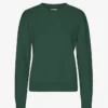 Damtröja Classic Organic Crew – smaragdgrön