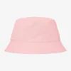 Ekologisk bomulls buckethat – blekt rosa