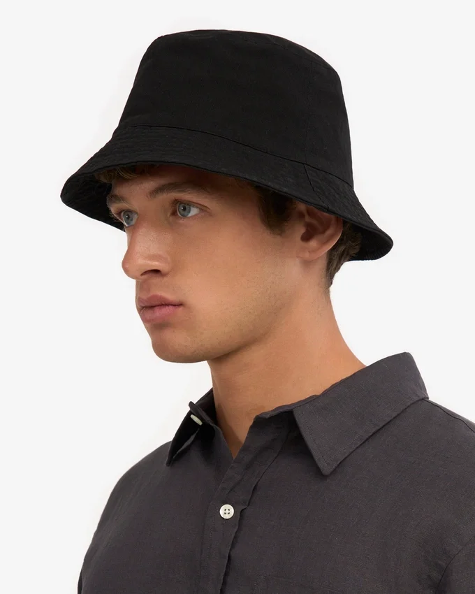 Ekologisk bomullshatt – Deep Black