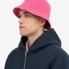 Ekologisk bomullshatt i Bubblegum Pink