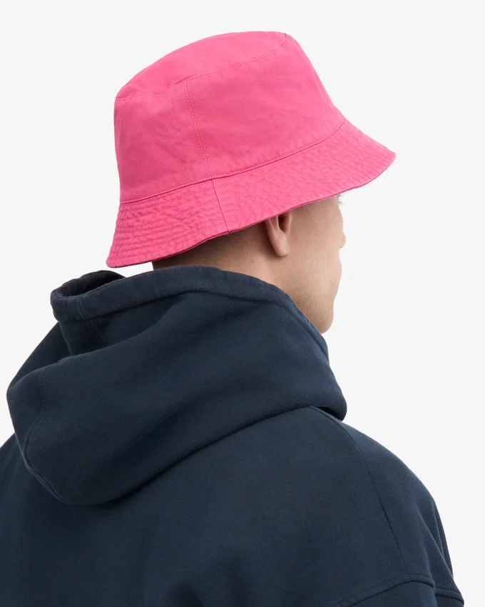 Ekologisk bomullshatt i Bubblegum Pink