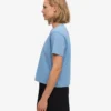 Ekologisk boxig crop-top – Seaside Blue