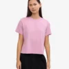 Ekologisk boxig kort T-shirt – Cherry Blossom