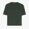 Ekologisk boxig kort T-shirt – Midnight Forest