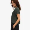 Ekologisk boxig kort T-shirt – Midnight Forest