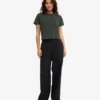 Ekologisk boxig kort T-shirt – Midnight Forest