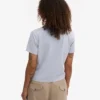 Ekologisk boxig kort T-shirt – polarblå