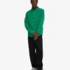 Ekologisk flanellskjorta – kellygrön
