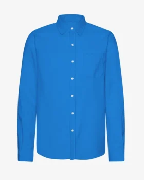 Ekologisk flanellskjorta – Pacific Blue