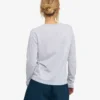 Ekologisk långärmad T-shirt för dam – Snow Melange
