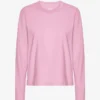 Ekologisk långärmad T-shirt för damer – Cherry Blossom