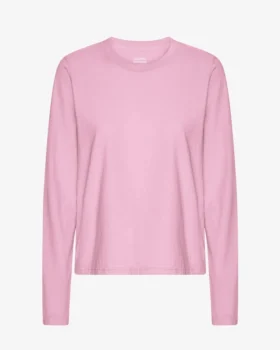 Ekologisk långärmad T-shirt för damer – Cherry Blossom