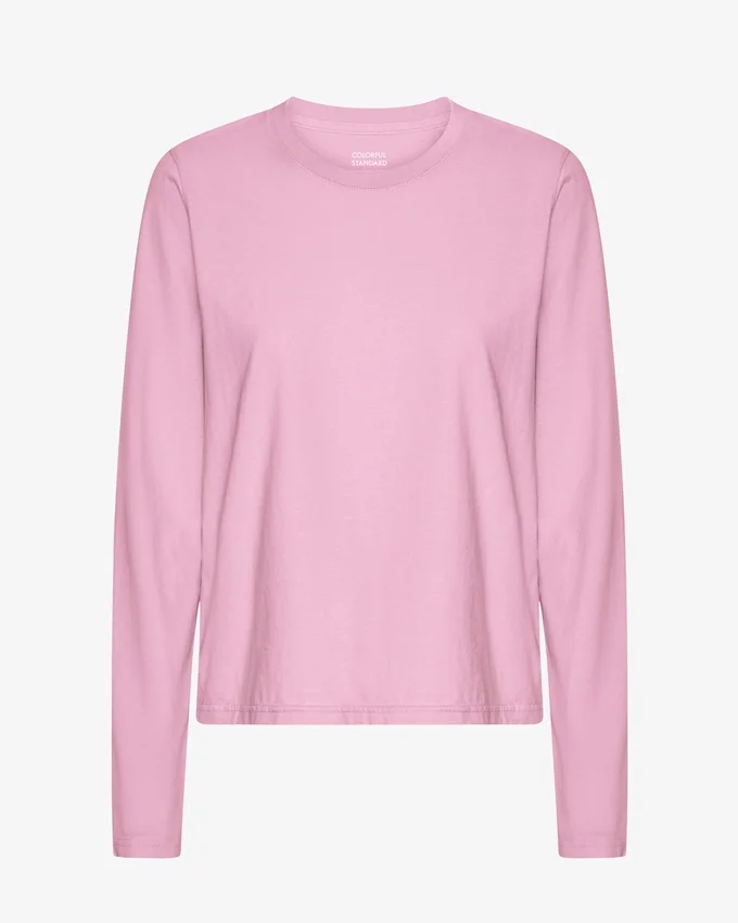Ekologisk långärmad T-shirt för damer – Cherry Blossom