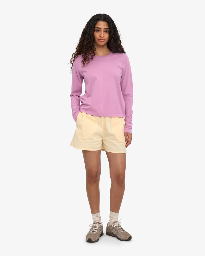 Ekologisk långärmad T-shirt för damer – Cherry Blossom