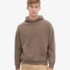 Ekologisk oversized-huva – cederbrun