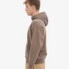 Ekologisk oversized-huva – cederbrun