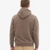 Ekologisk oversized-huva – cederbrun