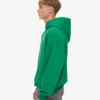 Ekologisk oversized-huva – kellygrön