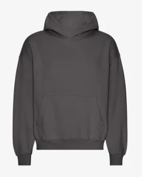 Ekologisk oversized-huva – lavagrå