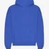 Ekologisk oversized-huva – safirblå